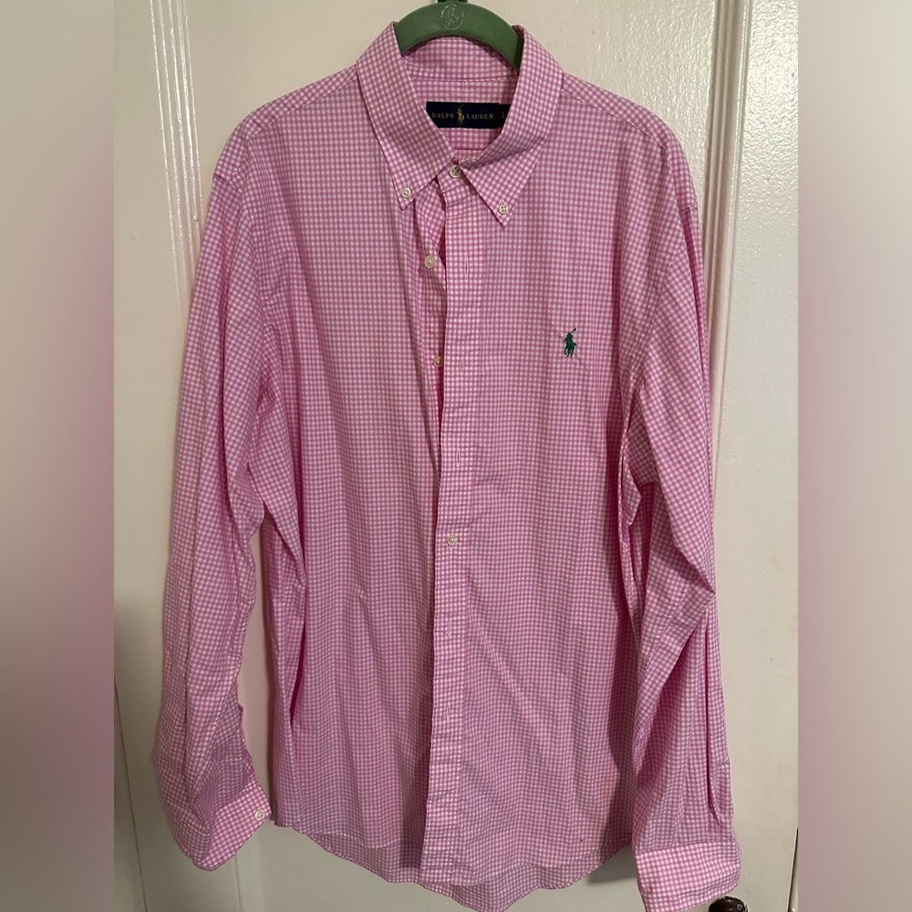Men’s Polo Ralph Lauren Gingham Button Down - L